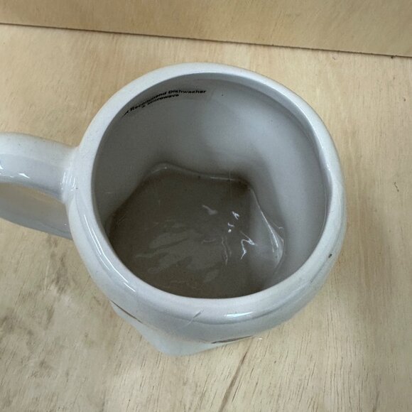 Ghost-Shaped Ceramic Mug 12.3 Oz White With Black Features By Walmart - Picture 2 of 4